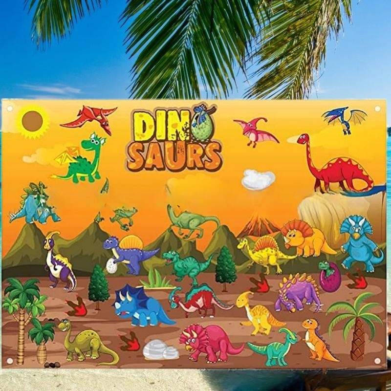 Printed Dinosaur Story Board