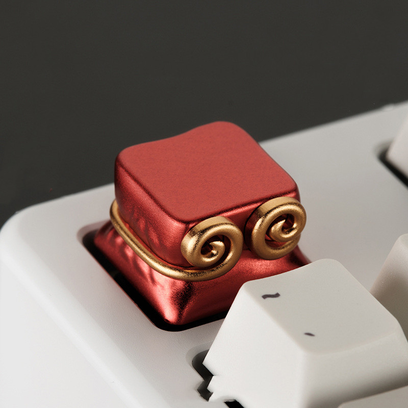 Original Design Metal Hollow Translucent Personalized Keycaps