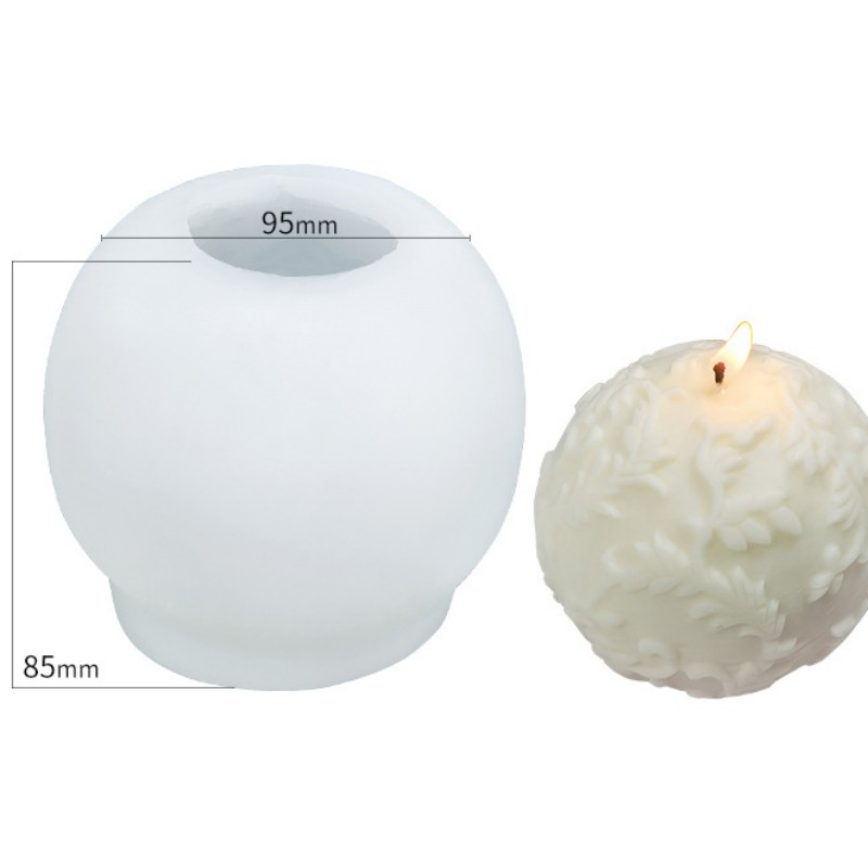 Vine flower bulb candle