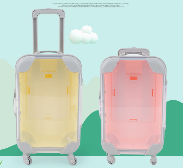 Title 6, Simulated Mini Trolley Case Luggage