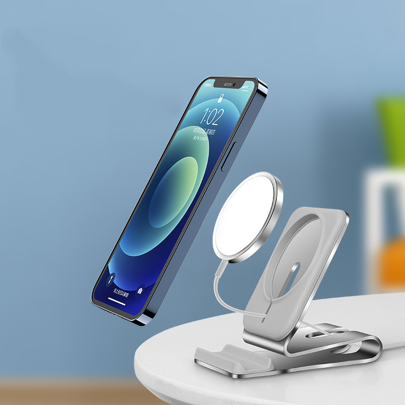 Compatible with Apple , Magnetic Wireless Charging Desktop Phone Holder
