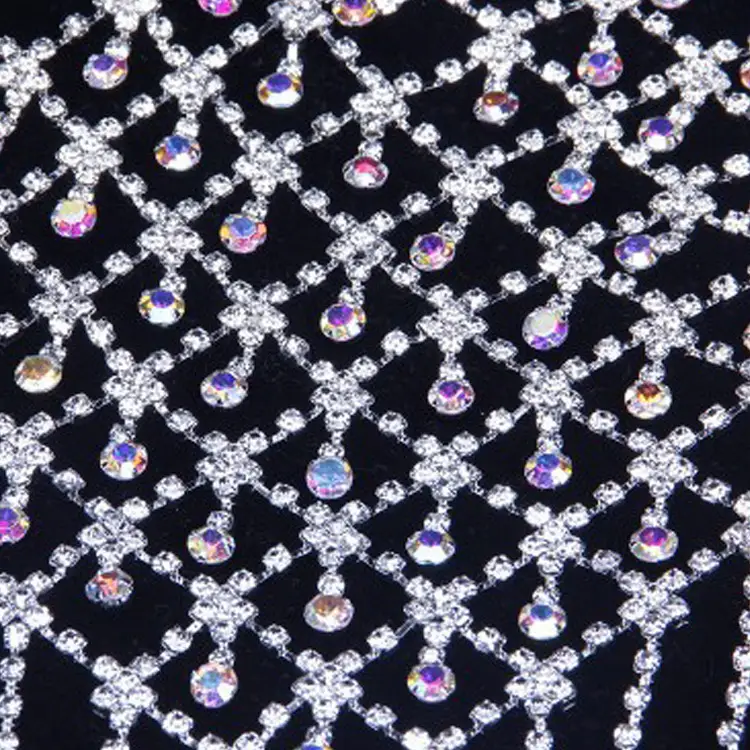 Fashion Nightclub Bikini Glitter Diamond Tassel Chest Chain