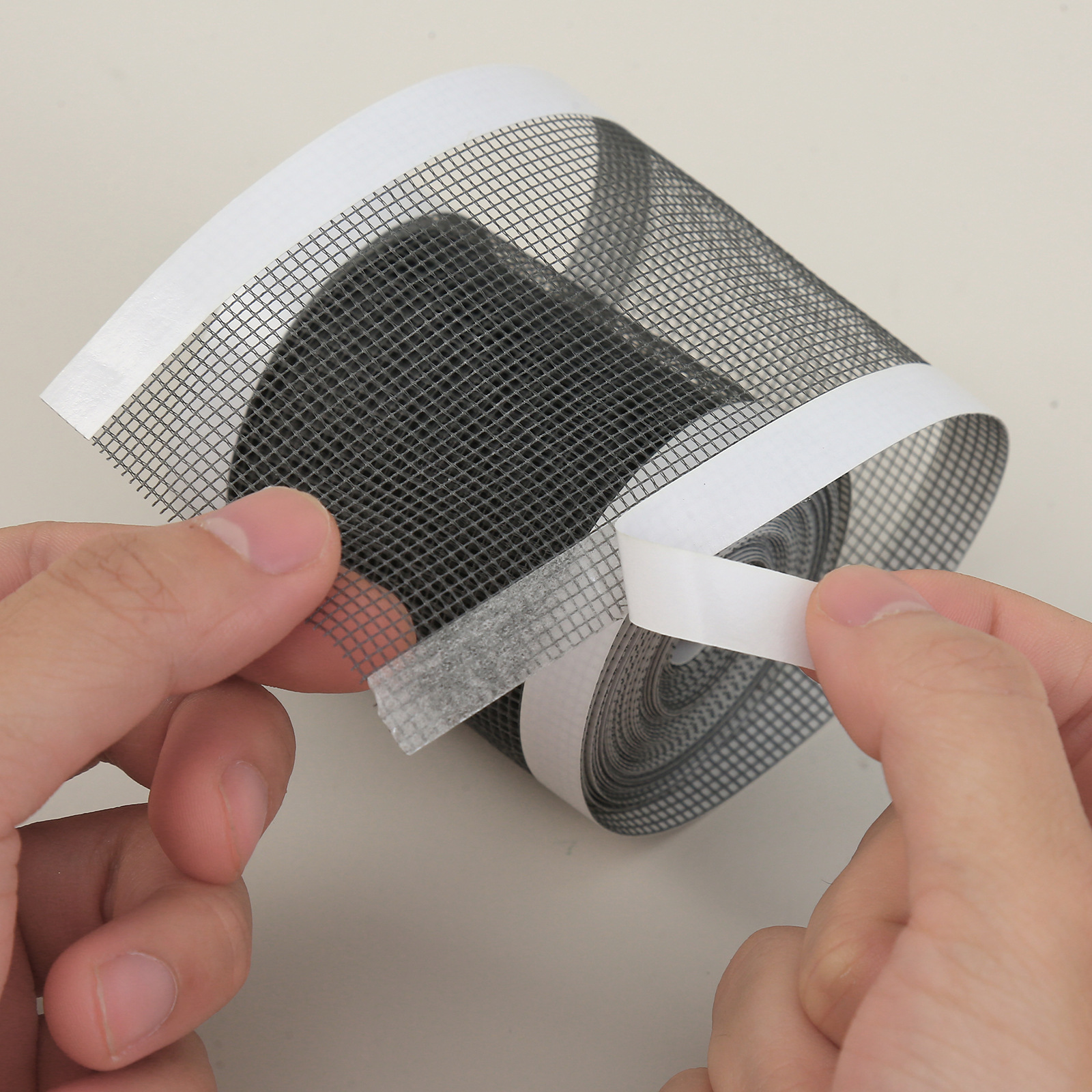 2-Pack 5cm X 7m Bathroom Drain Hair Catcher, Waterproof Shower Floor Mesh Tape, Kitchen Sink Strainer Sticker, Insect  Clog Prevention