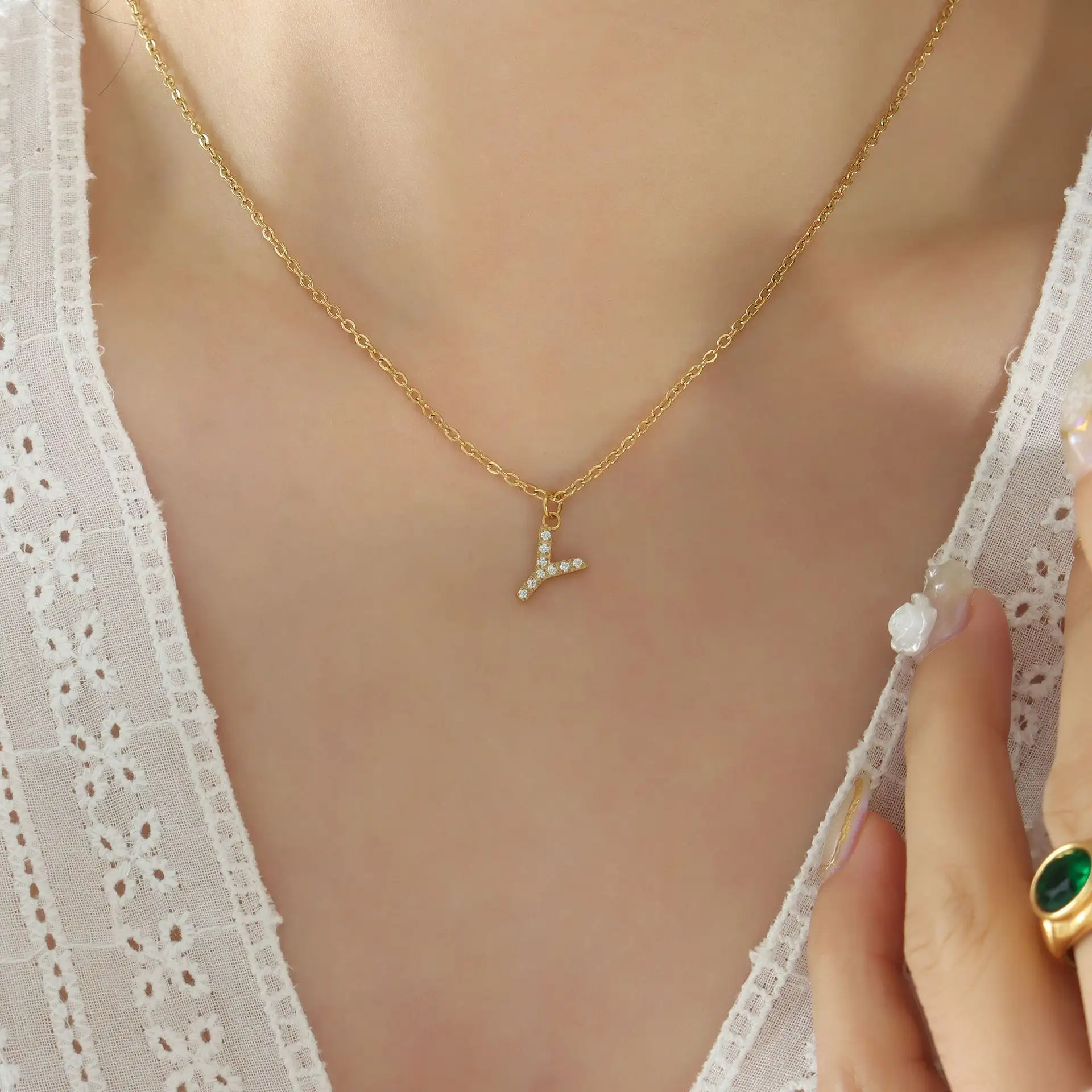 Fashion Trend 26 Letter  Necklace