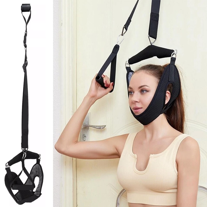 Pain Relief Neck Traction-Device Head Hammock Cervical Massager Comfortable New — image 3