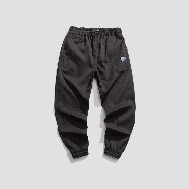 Drawstring Overalls Trendy All-match Men's Nine-point Casual Pants