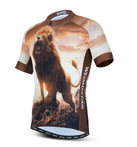 Title 4, Cycling Jerseys Men 3D Lion Printing Bicycle Cl...