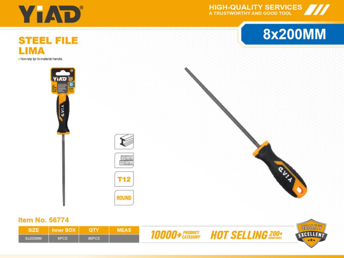 8x200MM Round File- Only Support Self-pickup, Free Shipping Price Is Anti-auction Price
