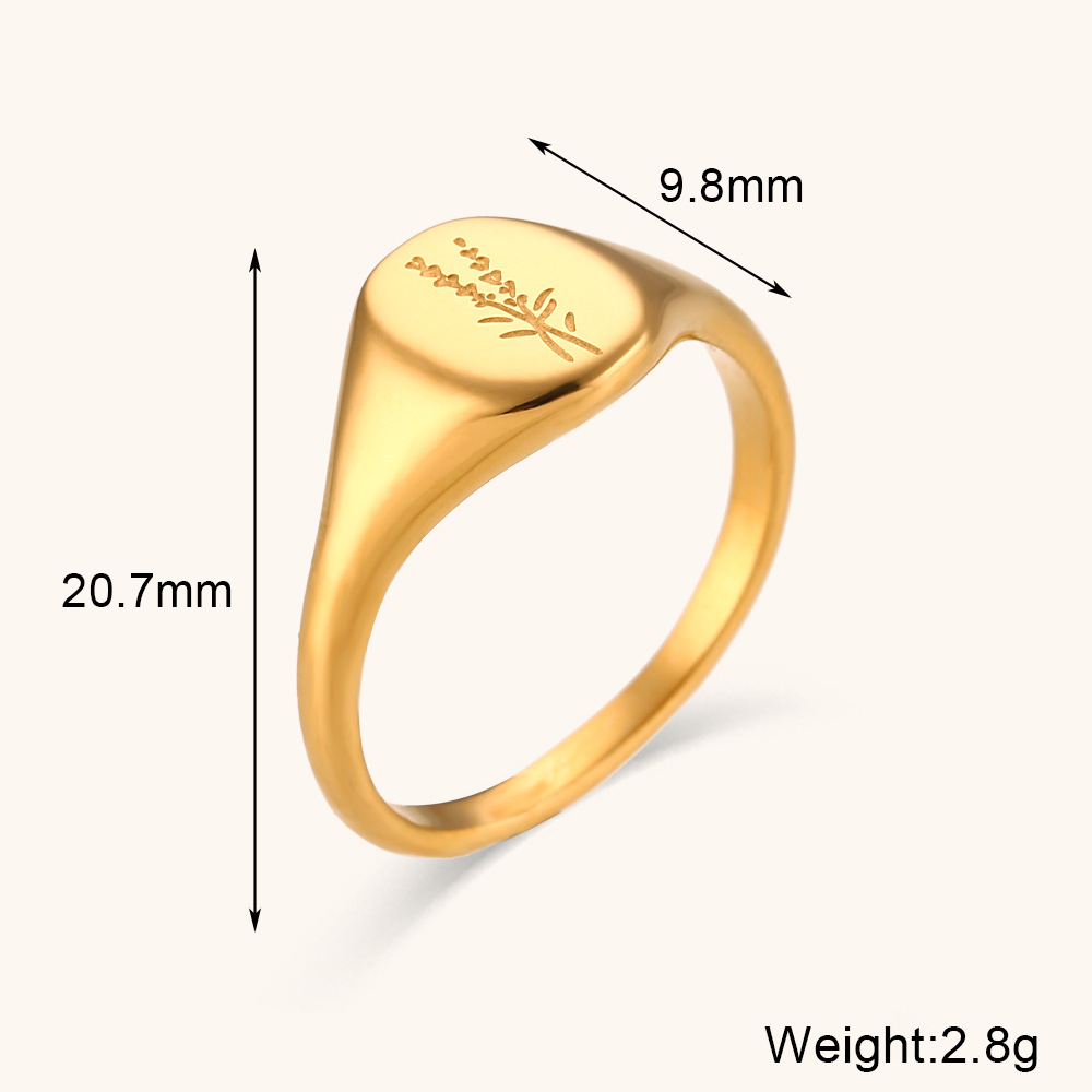 Title 5, Fashion Retro Stainless Steel Ring