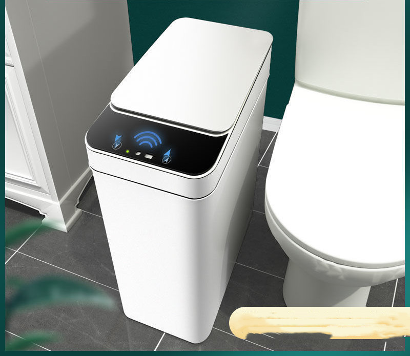 Intelligent Induction Automatic Flip Trash Can For Household Use - Image 3
