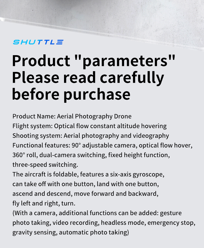 H31 Dual Camera Brushless Single Electric Drone detail