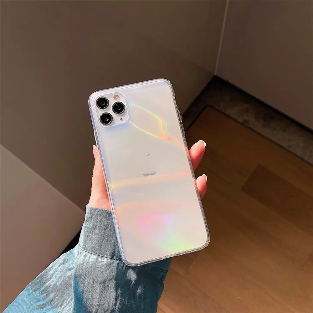 Korean Style Rainbow Laser Bubble Soft Shell