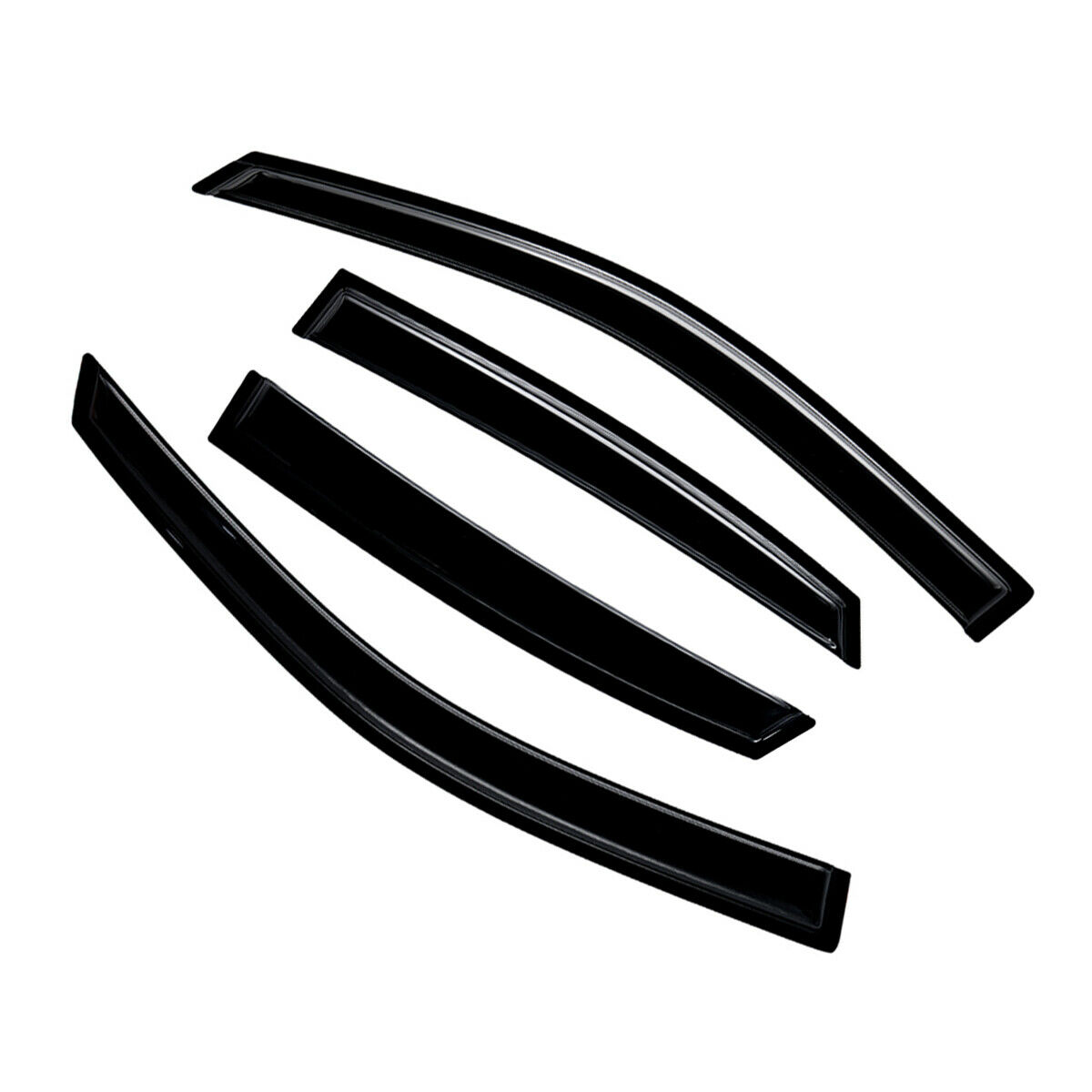 4pcs Out Channel Style Sun Rain Window Visors Visor For 94758 — foto 2
