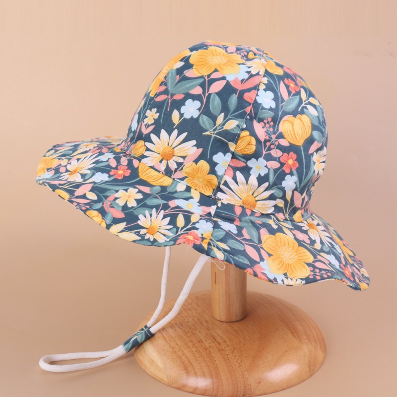 Printed Cartoon Animal Children's Fisherman Hat