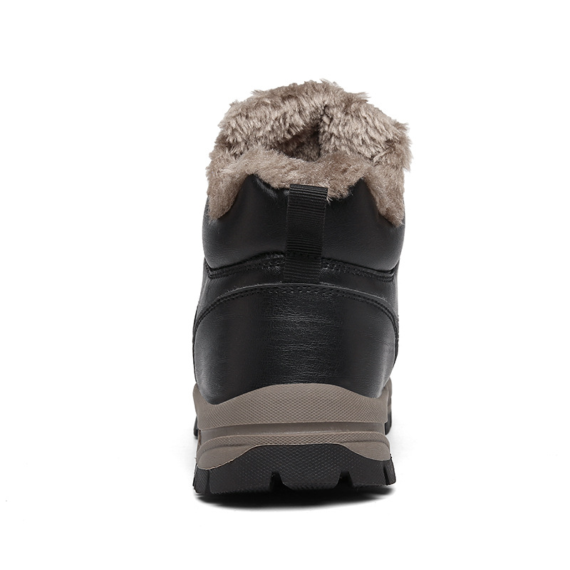 Title 24, Botas de invierno para hombre Calzado de cuero ...