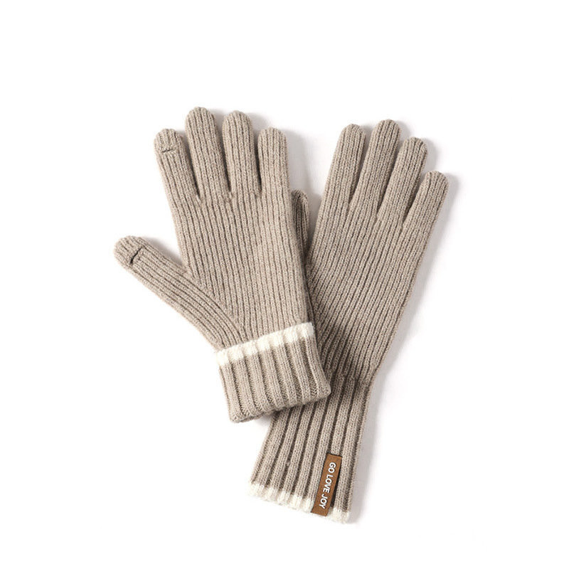 Women's Wool Knitted Long Gloves