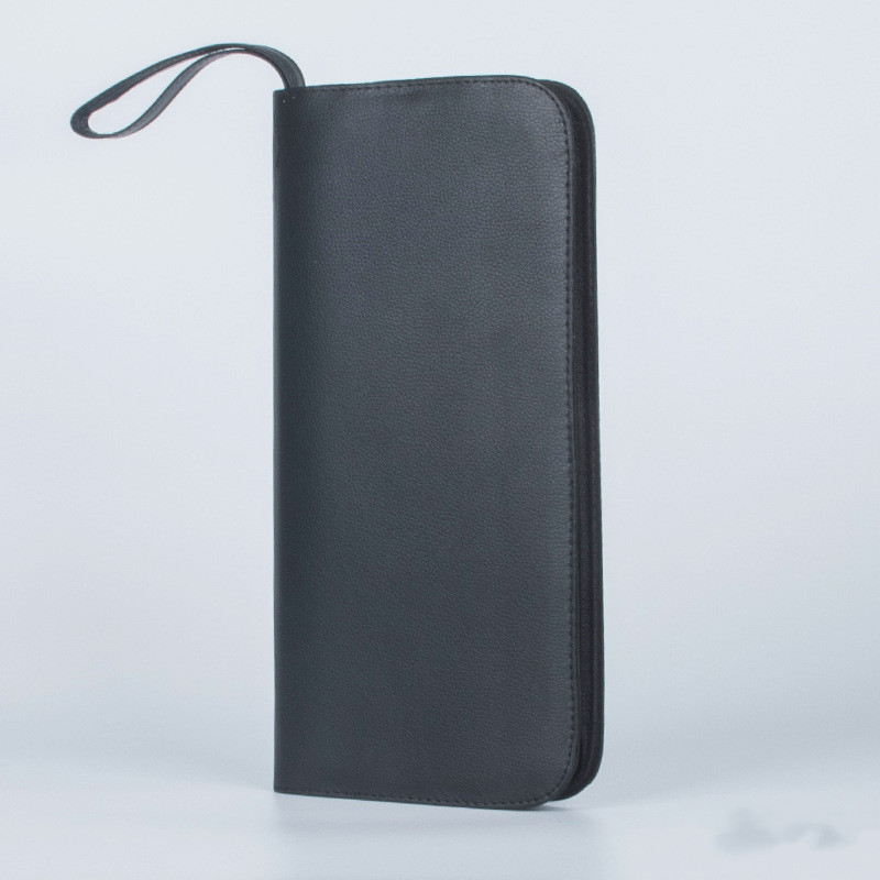 Ball Pen Large PU Leather 36 Fountain Pens Pencil Case Storage