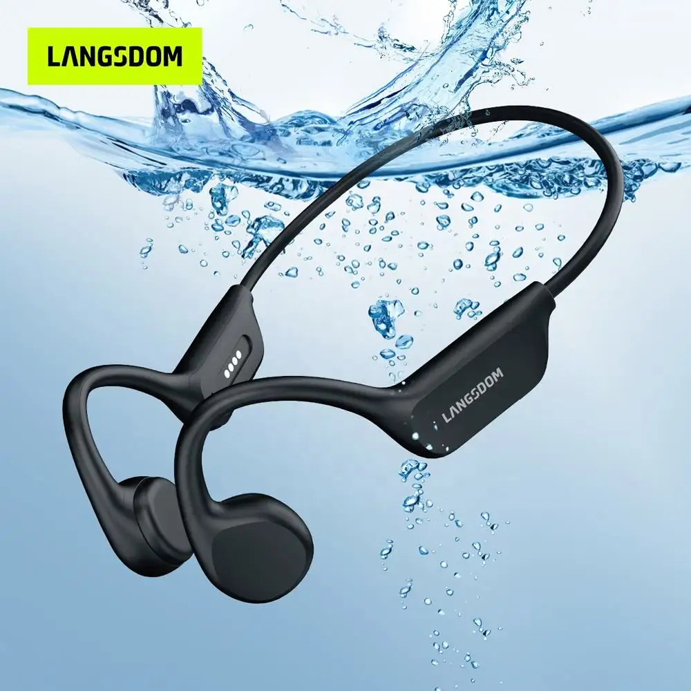 IPX8 Waterproof Headset Swimming Bluetooth Headphones