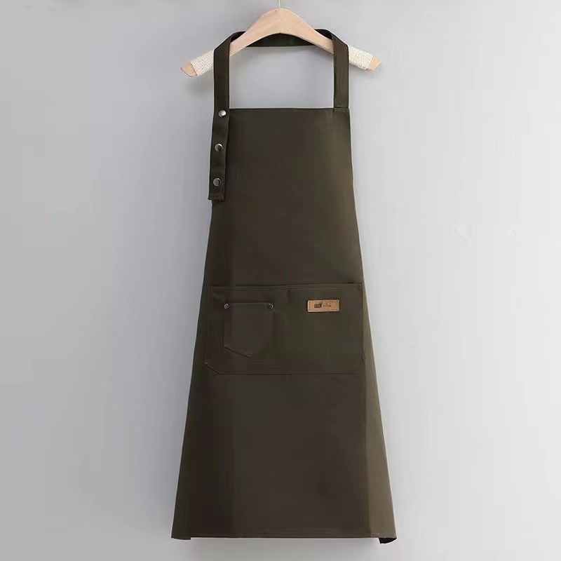 Title 4, Thickened Apron With Adjustable Button For Dirt...