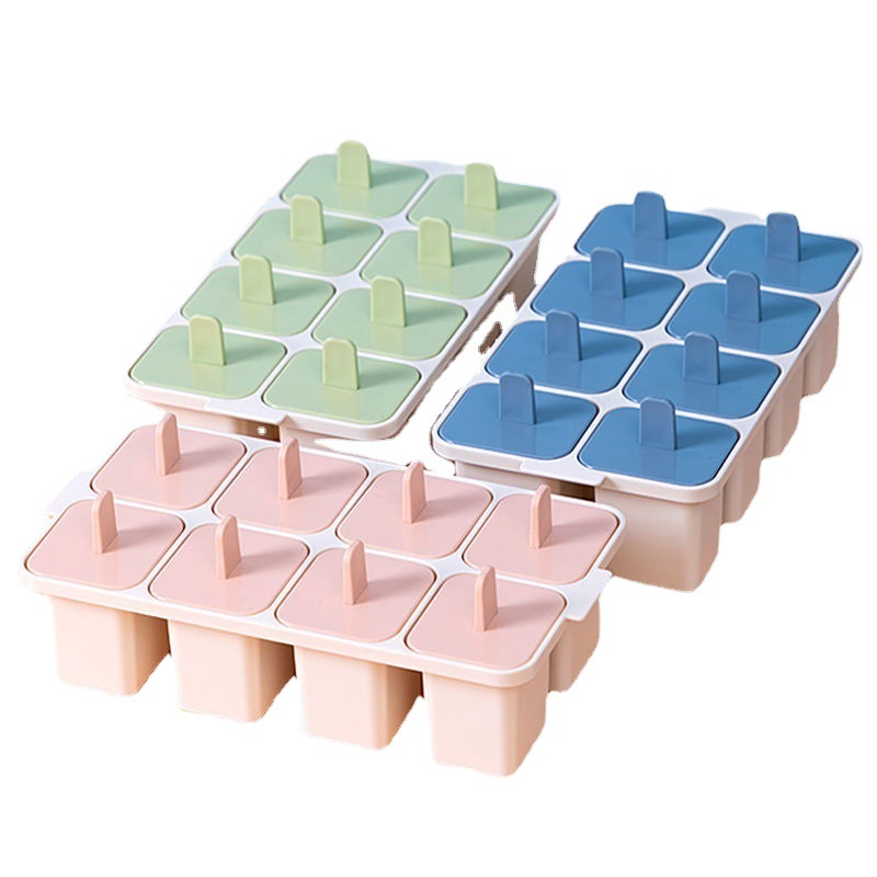 Title 5, Popsicle Ice Cream Mold Box Full Set Of Square