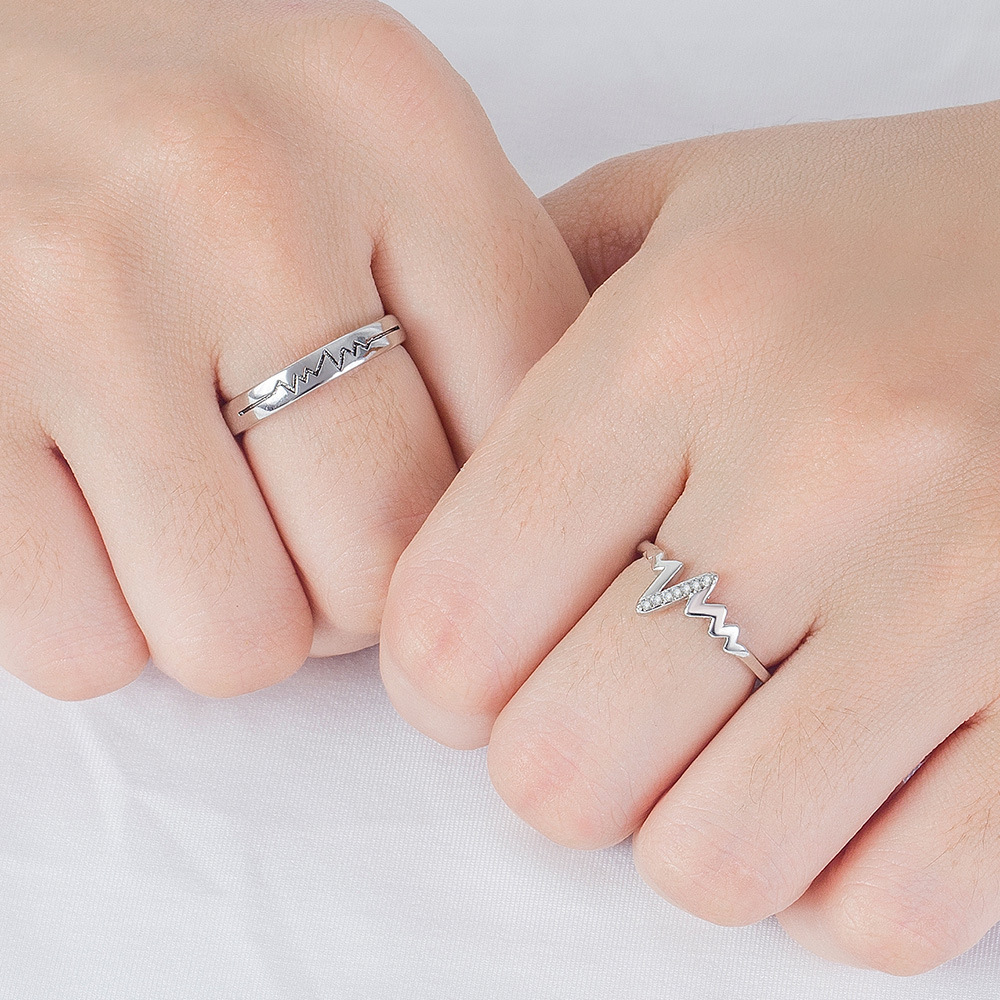 Ladies Fashion Japanese And Korean Style Couple Rings