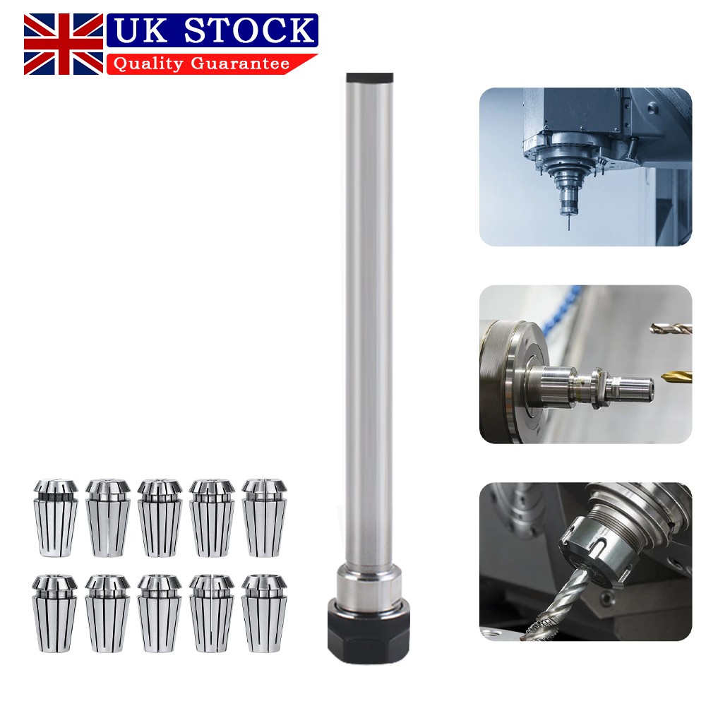 10Pcs ER16 Spring Collet Set For CNC Milling Lathe Tool Engraving Machine Steel — image 4