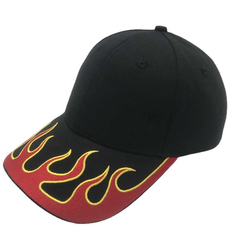 New Flame Embroidered Baseball  Outdoor Sports Men And Women