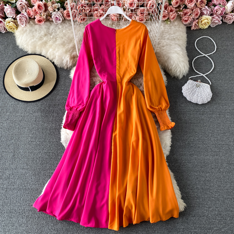 Contrast Swing Midi Dress, picture 6 of 7