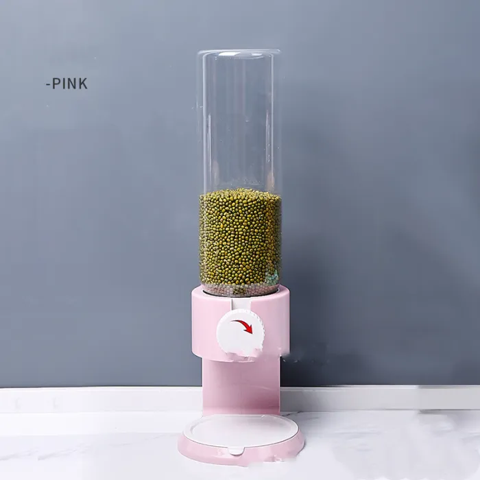Airtight Grain and Cereal Dispenser, 2.1 L Sealed Kitchen Storage Container with Pour Spout - detail photo 6