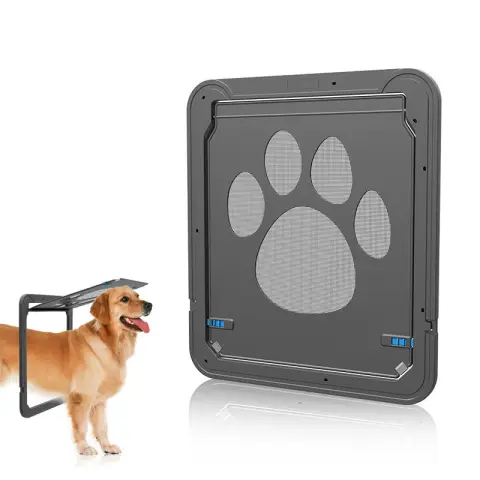 Paw Print Anti-bite Screen Door for Medium and Large