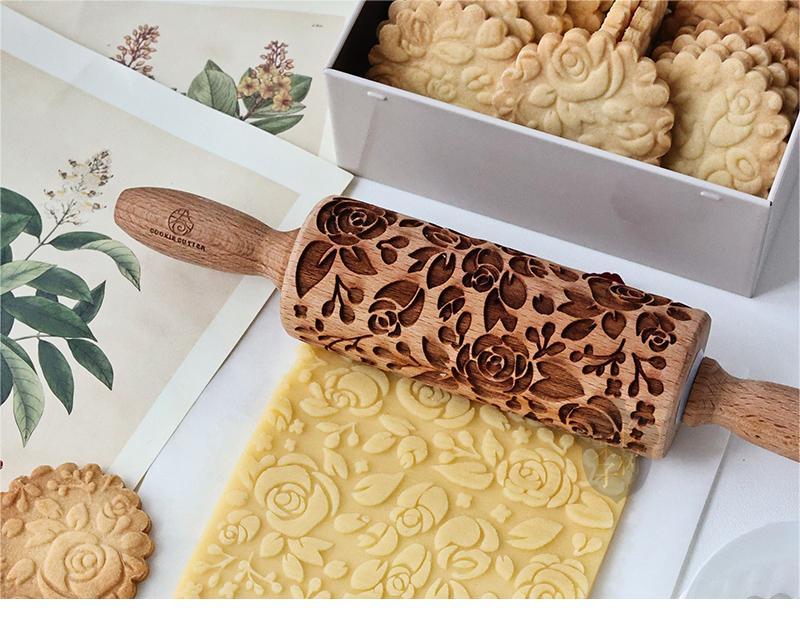 Rose Rolling Pin