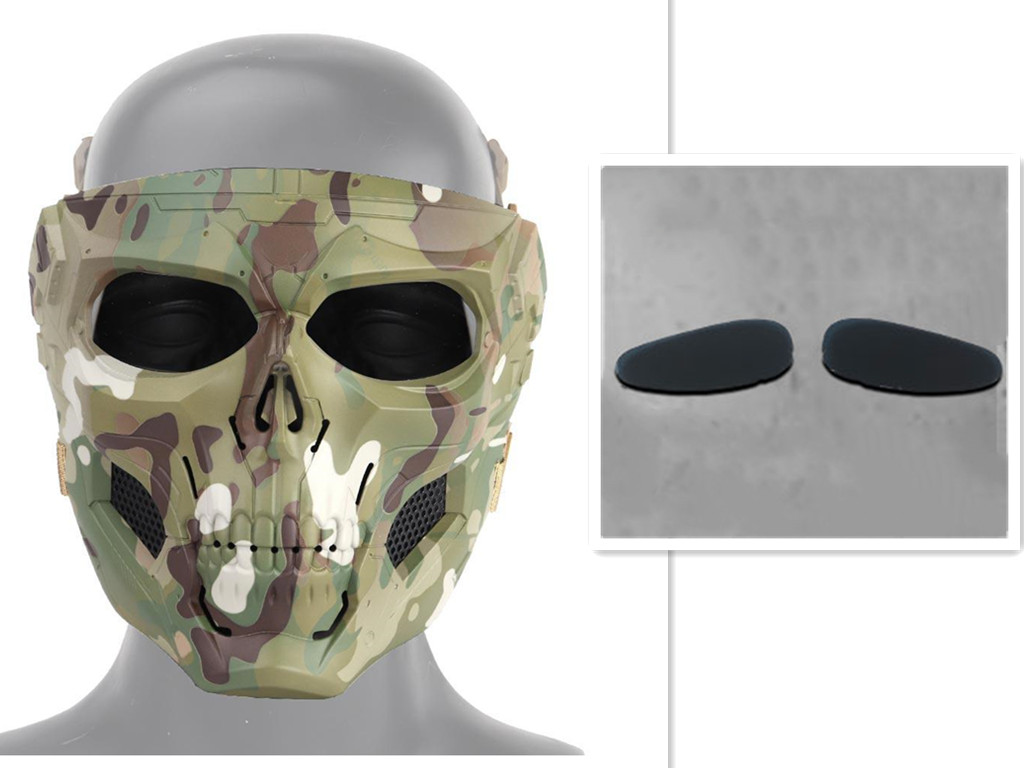 Camouflage and Black grey lens