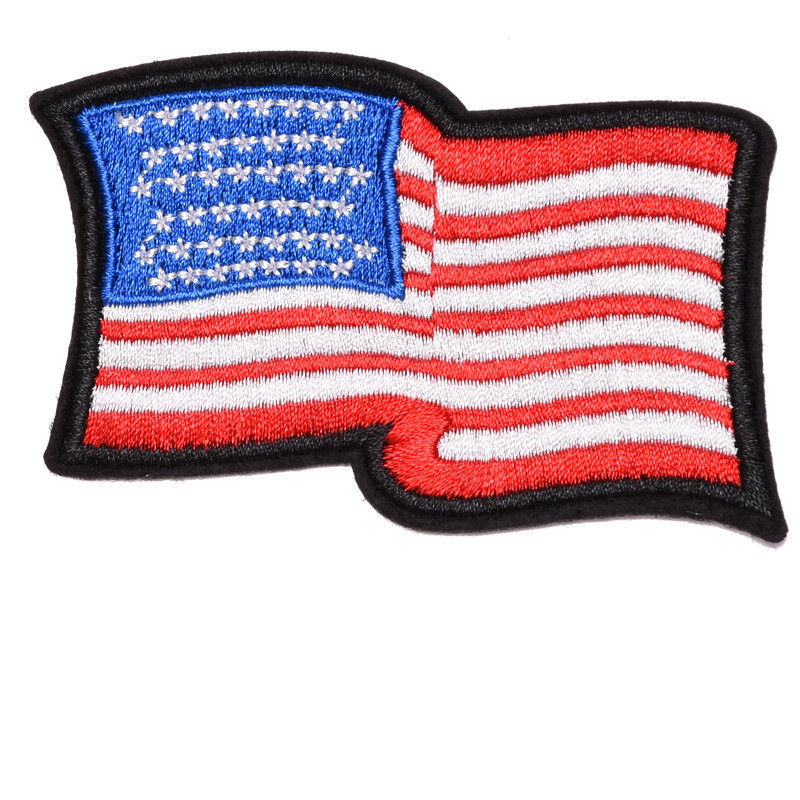 Title 12, Embroidered clothing flag decoration patch