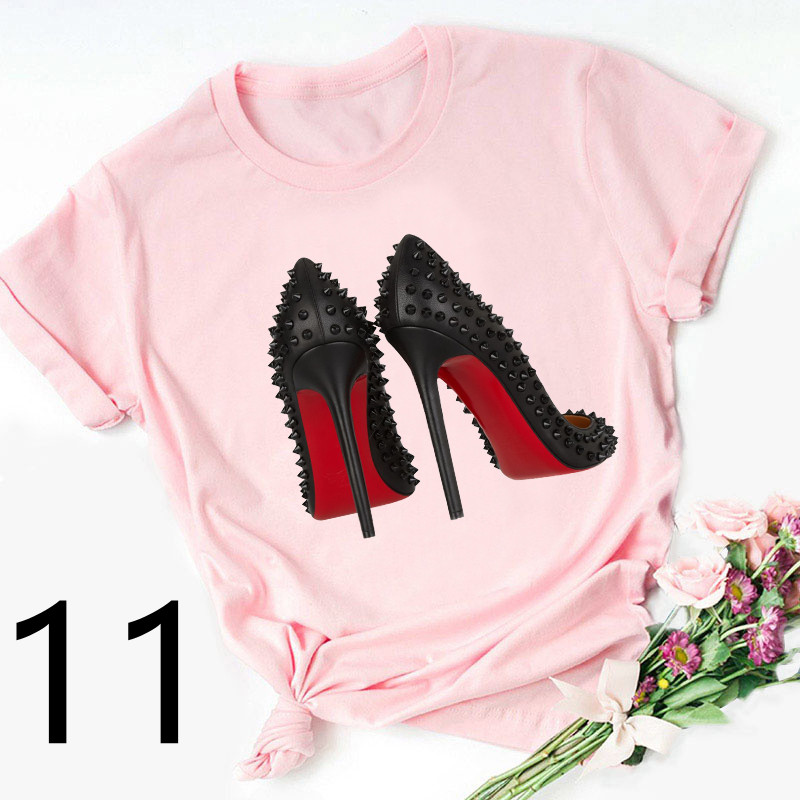 Women's Printed Loose Bottoming Shirt Top