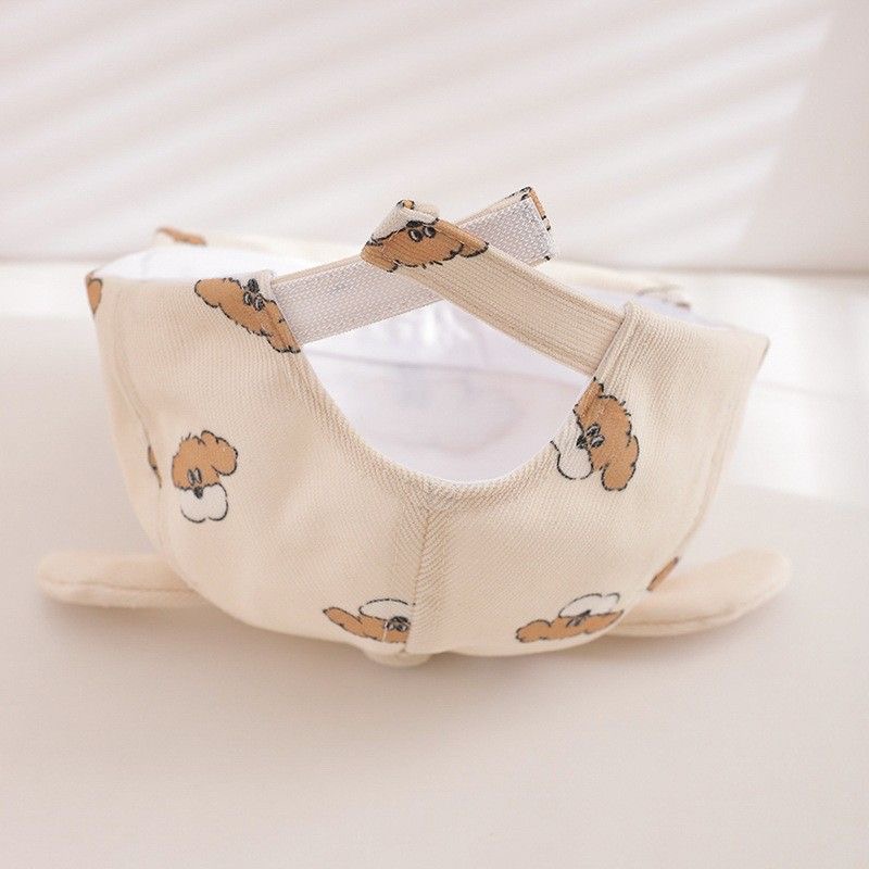 Three-dimensional Long-eared Puppy Baby Soft Brimmed Baseball Cap Cartoon Puppy Embroidery Sun Hat Versatile Children's Hat 3