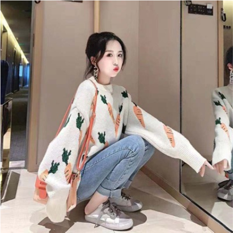 Title 7, Womens Sweater Autumn Winter Outfit Korean Ver...