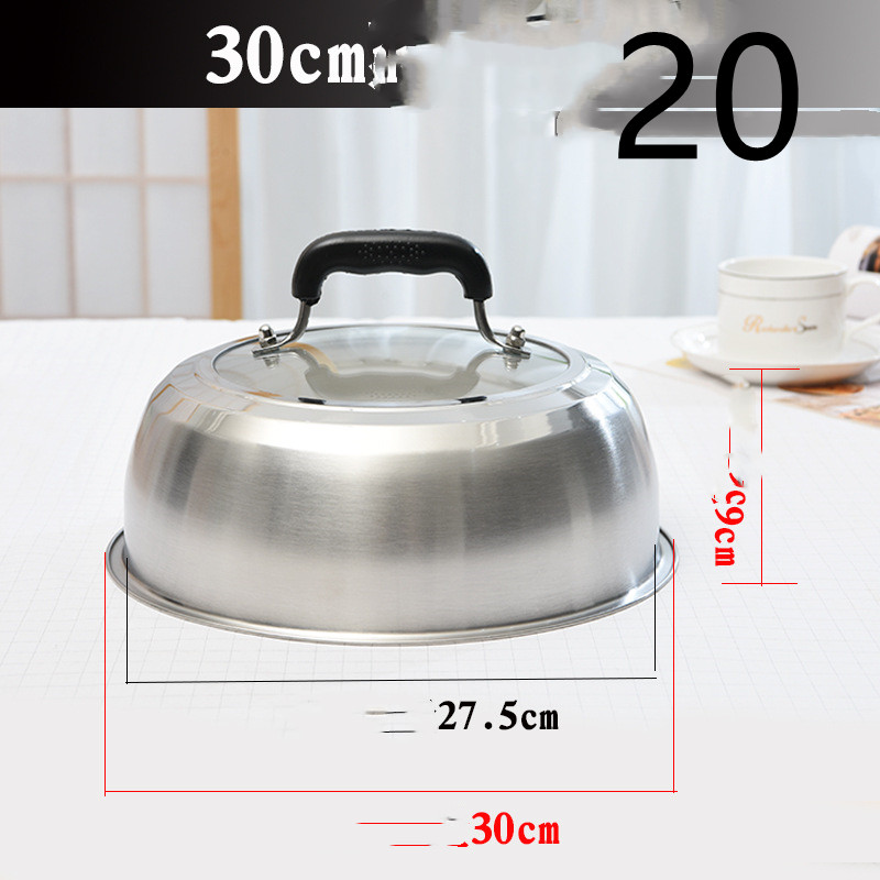 Title 11, Stainless Steel Heightened Round Household Wok ...