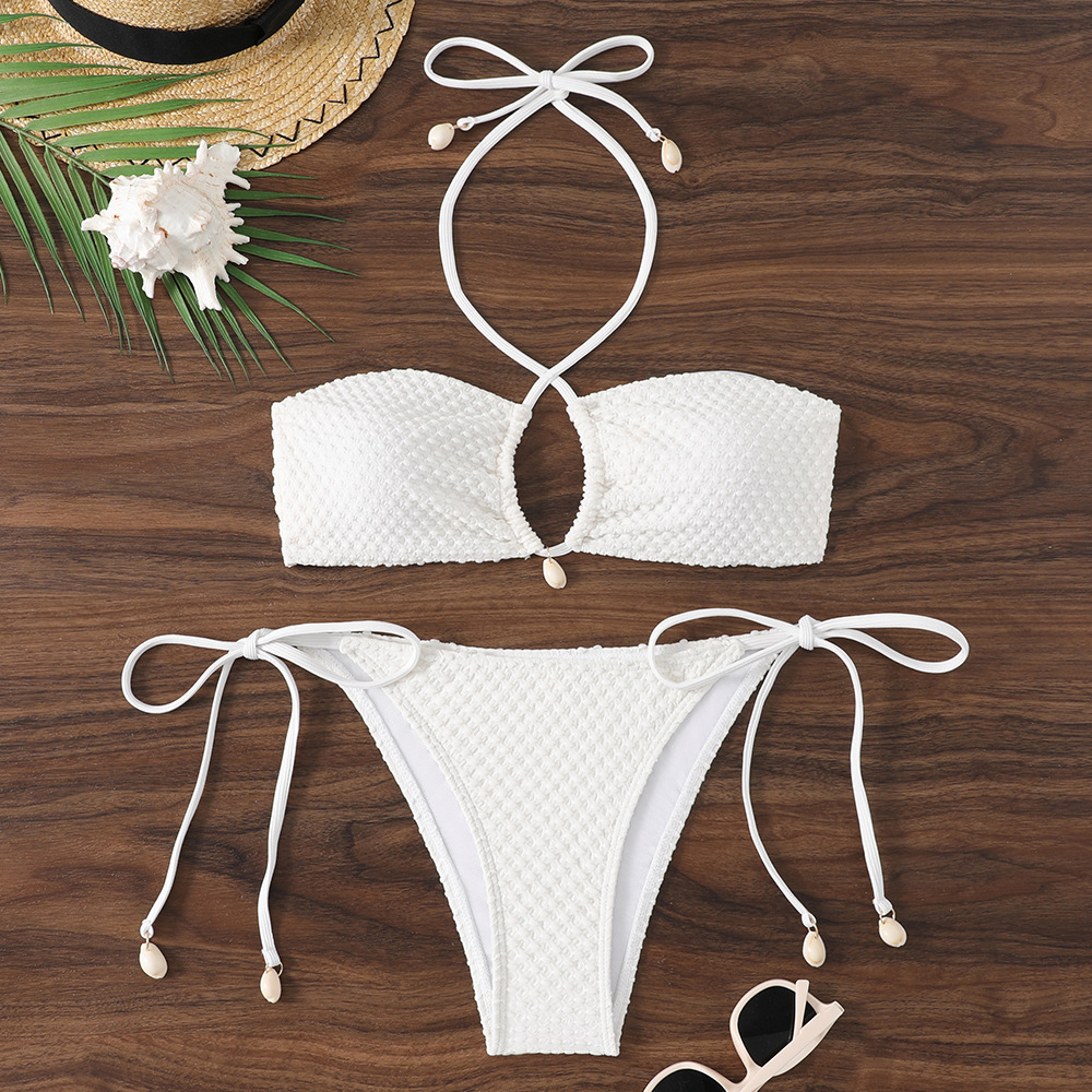 Split Skirt Triangle Swimsuit Women's Bikini