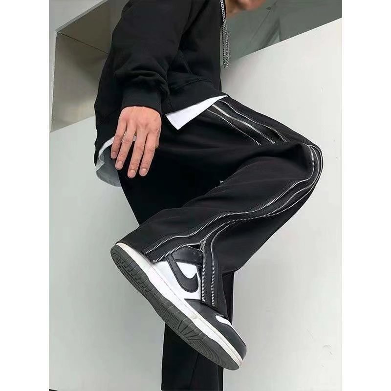 Men's New High Waist Loose Sports Pants Casual