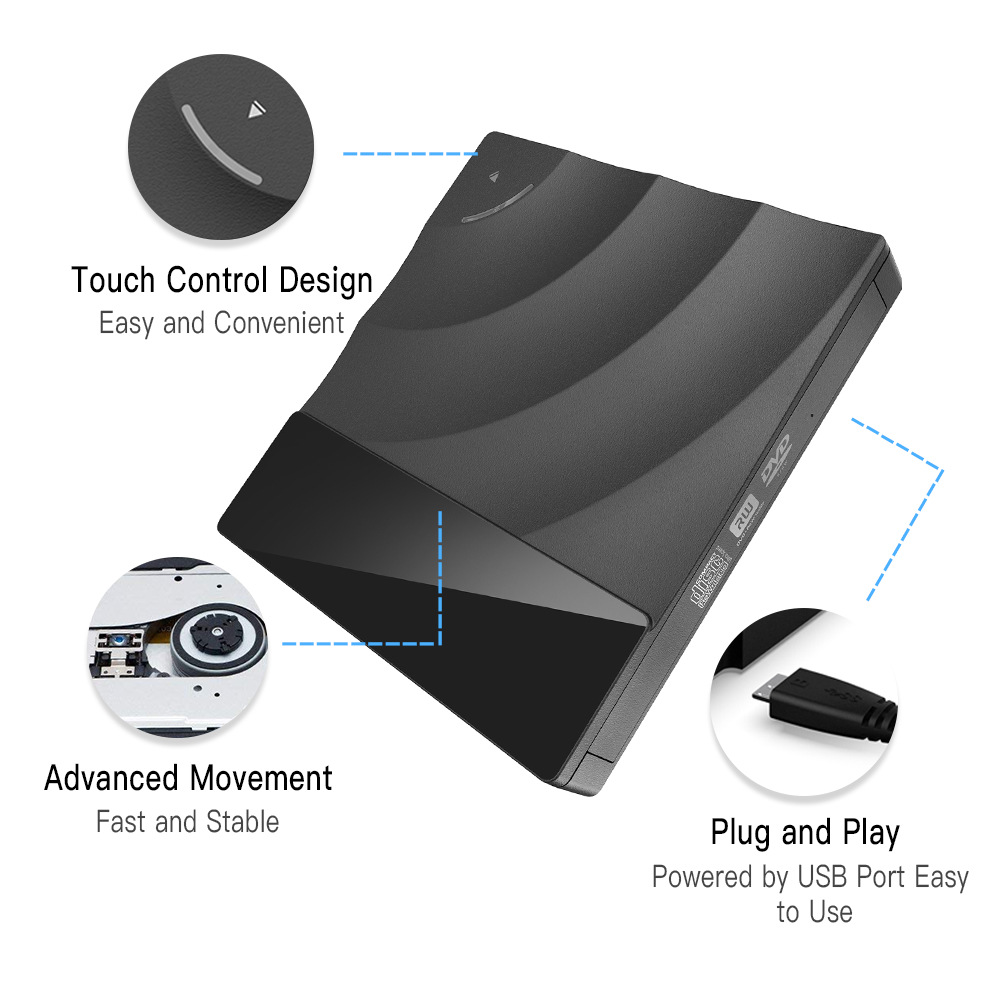 Title 5, New Portable Ultra-thin Drive Burner