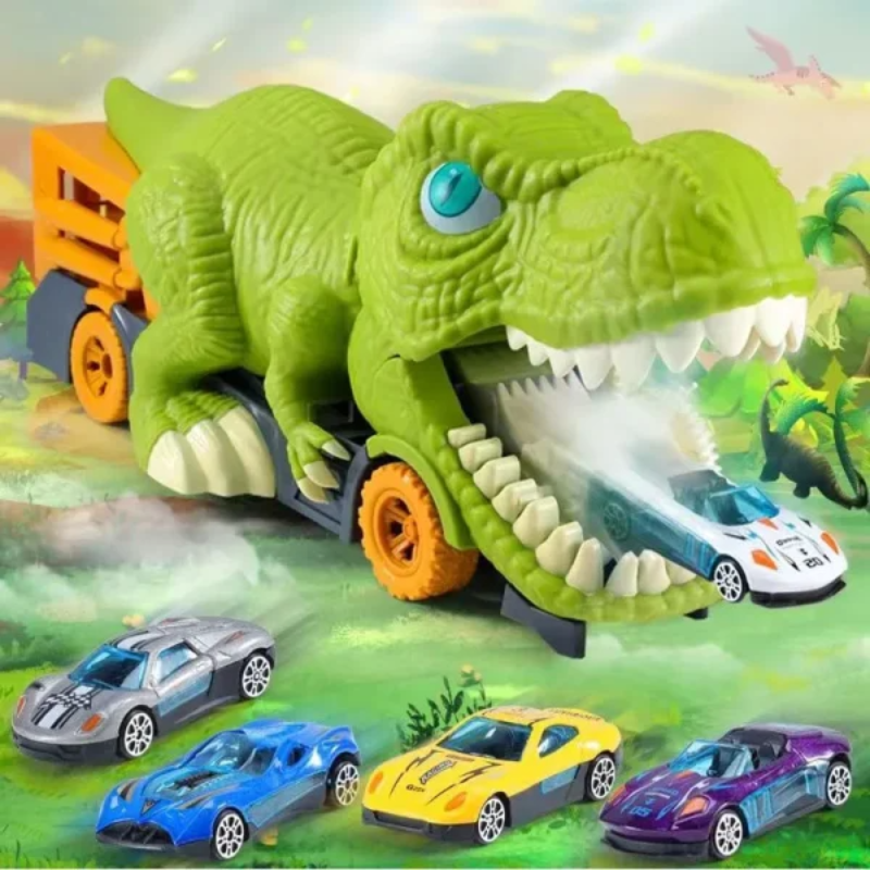 Title 1, Grand Jouet Dinosaure Enfant Voiture à Rétro Fr...