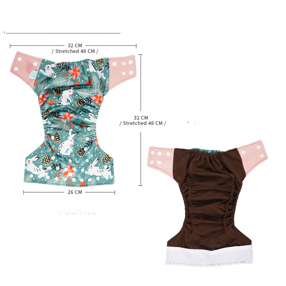 Mesh Breathable And Comfortable Baby Cloth Diapers — foto 19