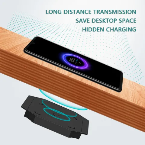 Long-distance Desktop Hidden Wireless Charging and Fast