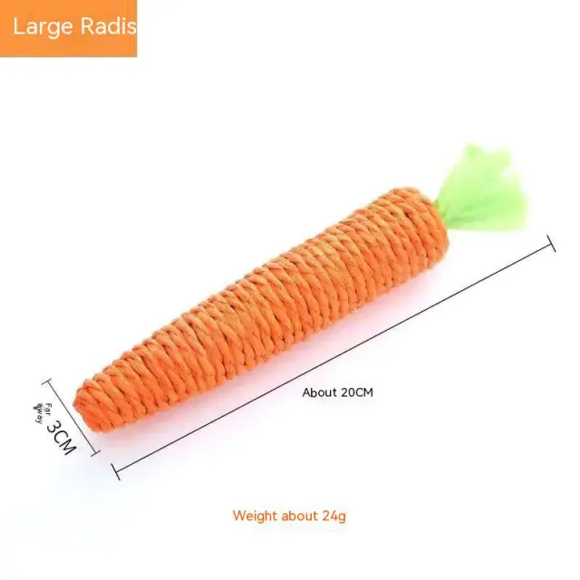 Sound Carrot Kittens Molar Rod Cat Scratch Board Carrot Large - Shop at LoveMi