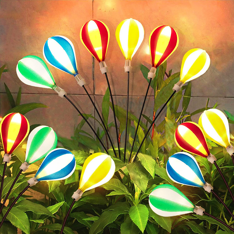 Title 2, Solar Hot Air Balloon Swing Led Firefly