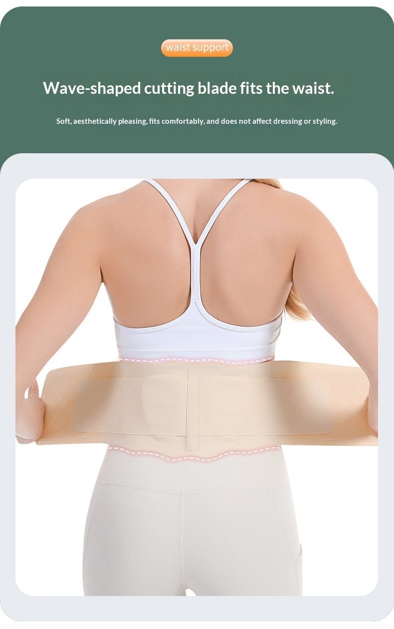 Lightweight And Breathable Lumbar Support Belt For Summer, High Elasticity, Compression Waist Trainer, Abdominal Binder, Dynamic Support For Sports Injuries And Lumbar Support — foto 15