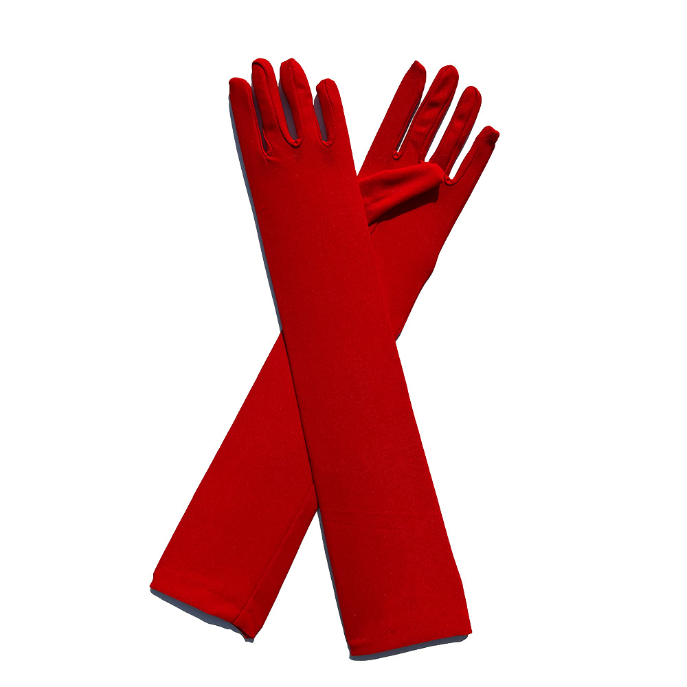 Ladies Fashion Milk Silk Stretch Gloves