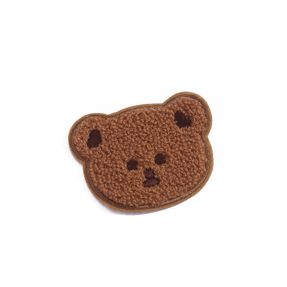 Cute Cartoon Bear Embroidery Cloth Sticker - Image 10