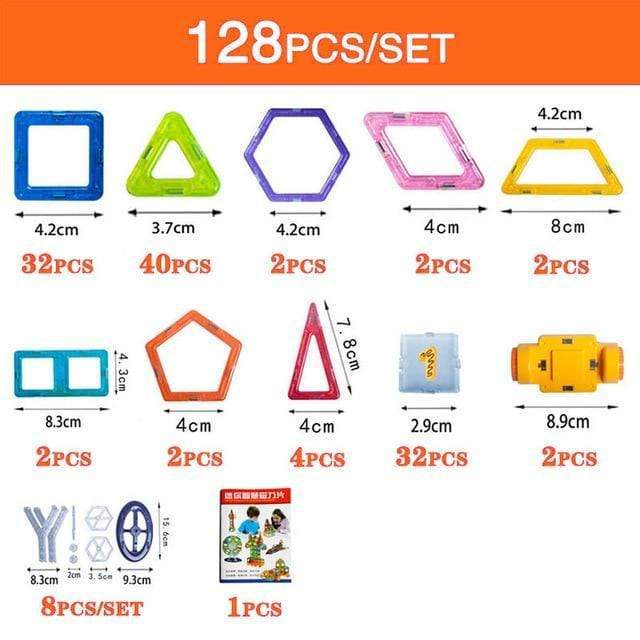 128pcs