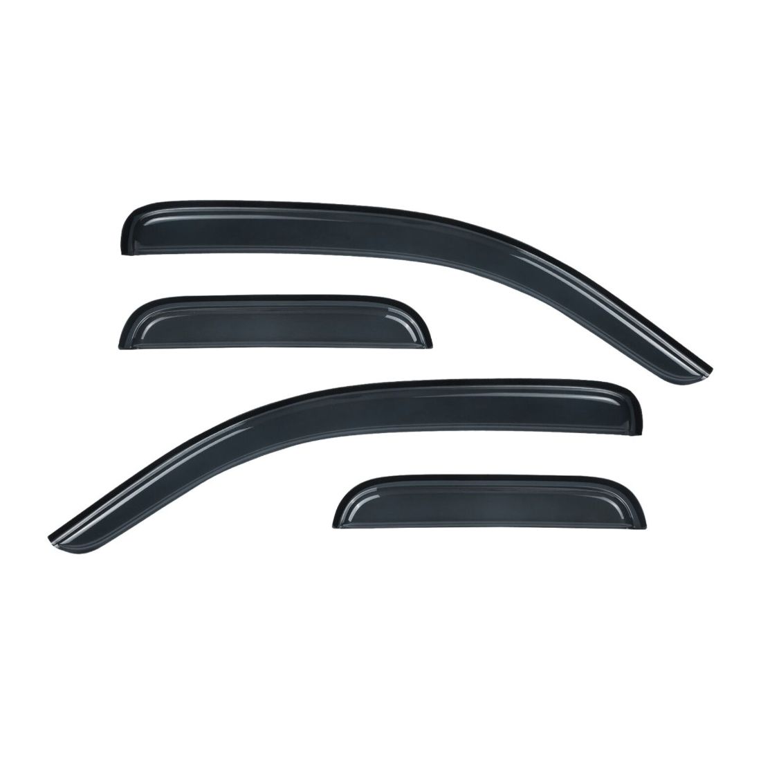 Window Visor Deflector Rain Guard For 2005-2015 T Oyota Tacoma Extended Cab